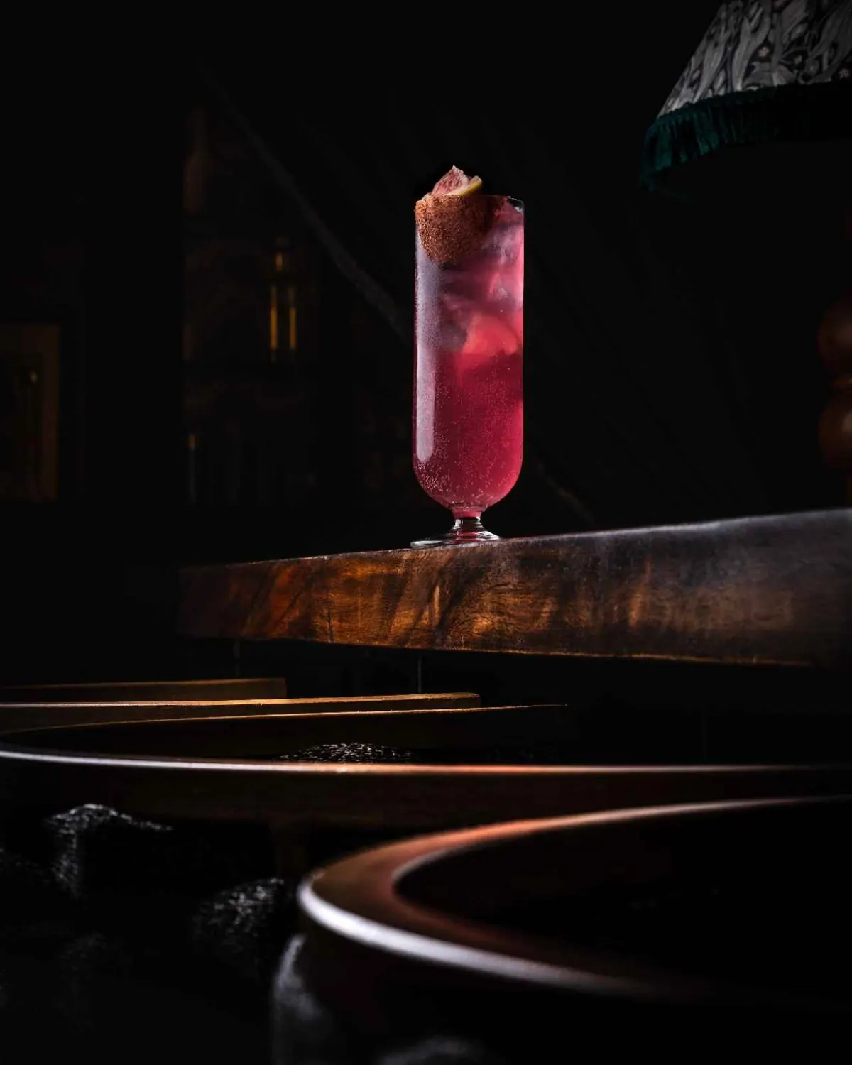 Hacienda Paloma highball on bar