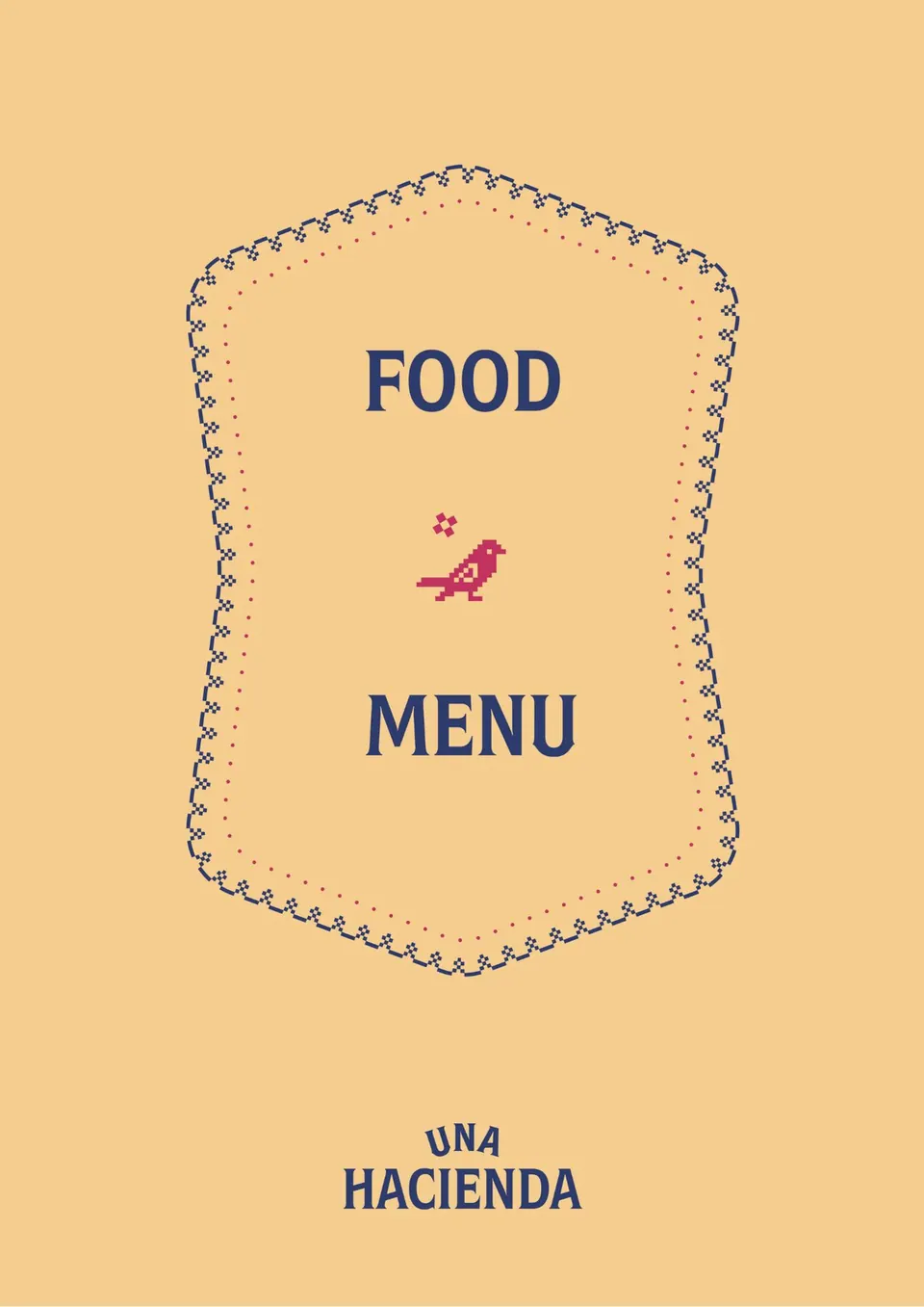 Una Hacienda — Food Menu cover