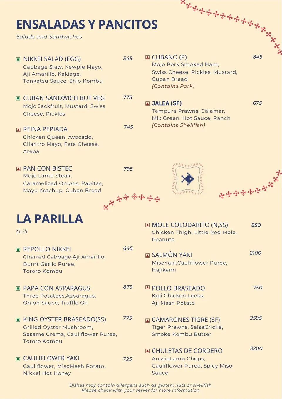 Ensaladas y Pancitos and La Parilla