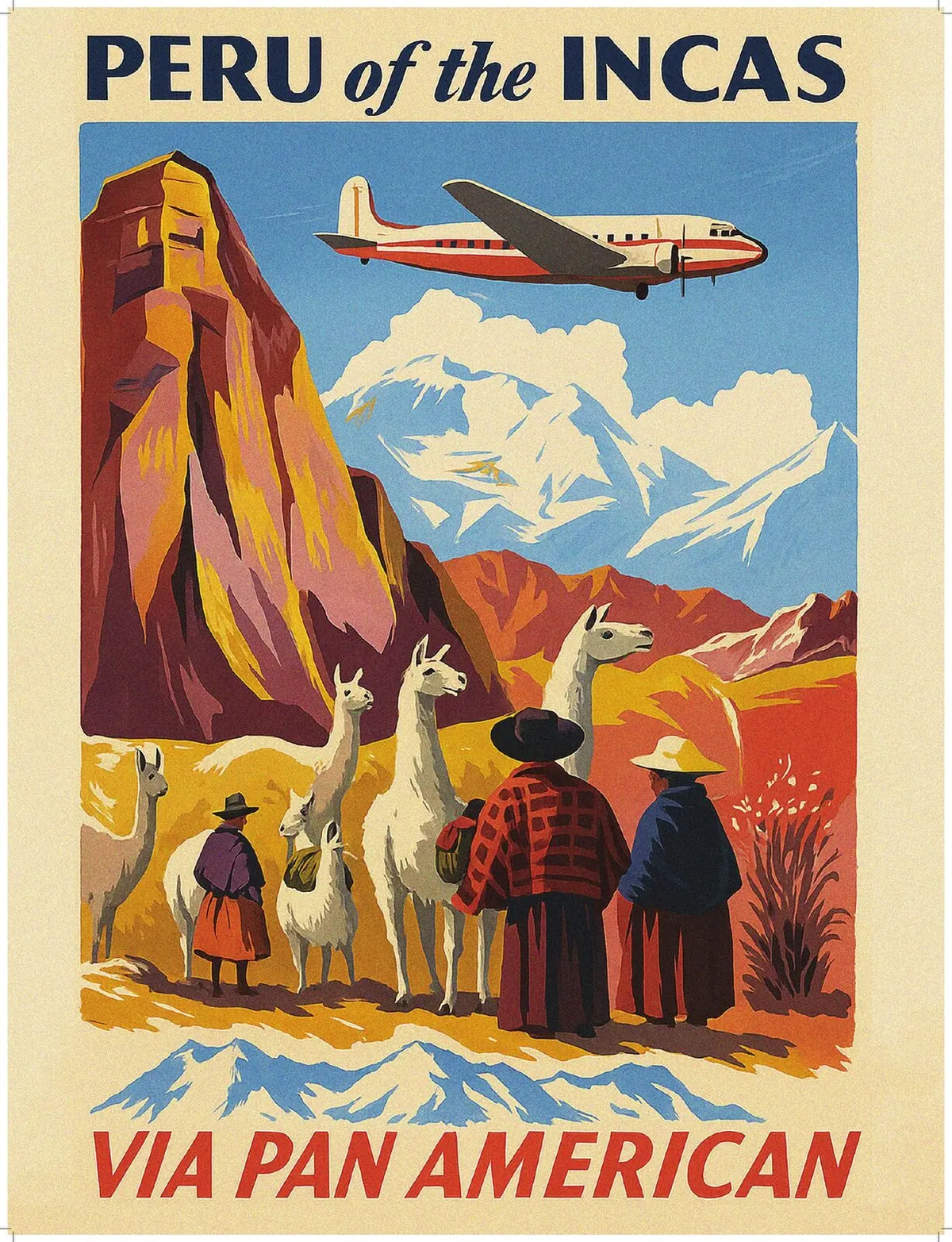 Peruvian Incas — vintage poster