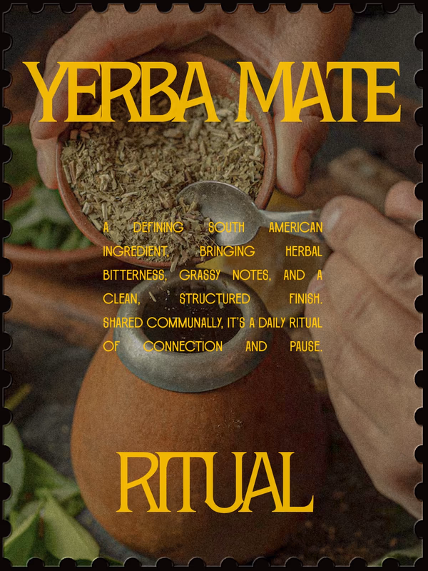 Yerba Mate ritual stamp